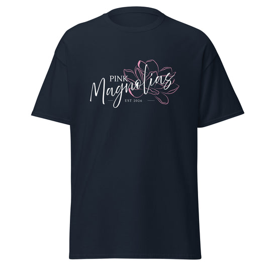 Classic | T-Shirt | Pink Magnolias Dance | Modern Script Logo