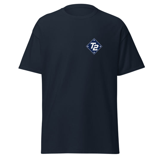 Classic | T-Shirt | Texas Turn Two Baseball | Crest Logo