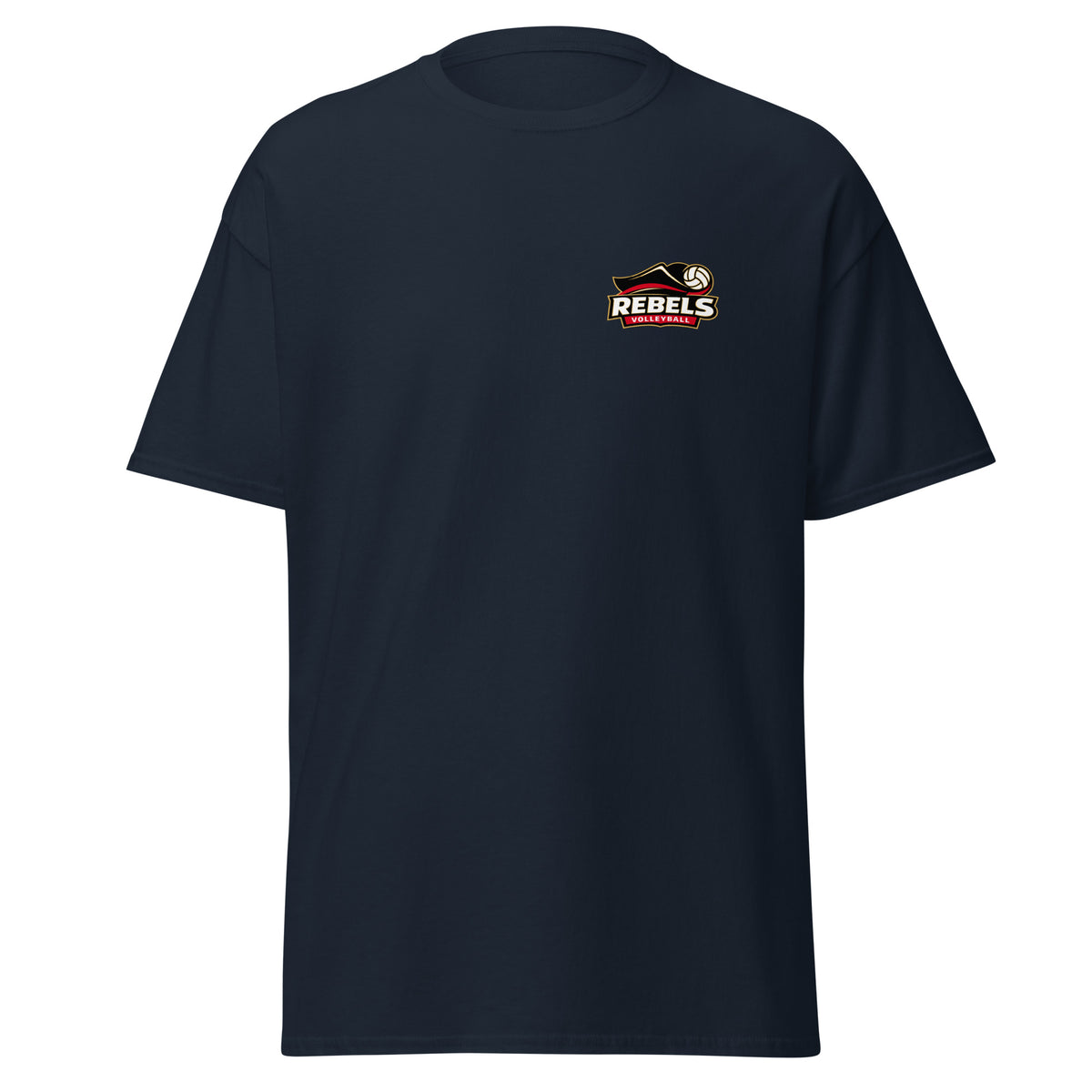 Classic | T-Shirt | Rebels Volleyball Club | Crest Logo