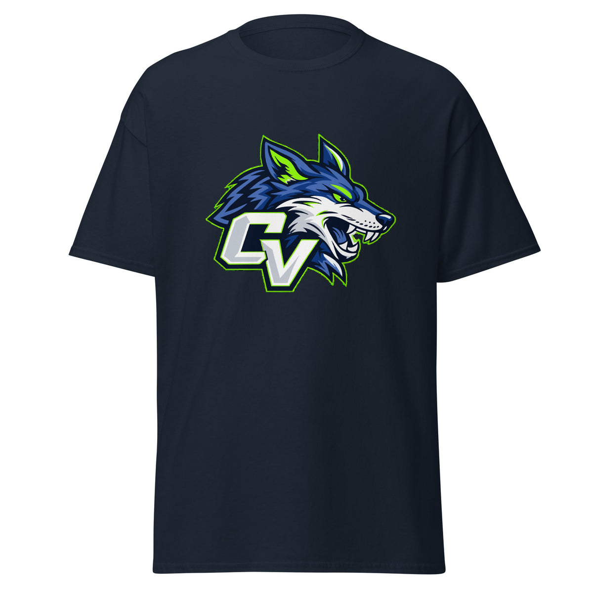 Classic | T-Shirt | Cumberland Valley Coyotes Football | Crest Logo