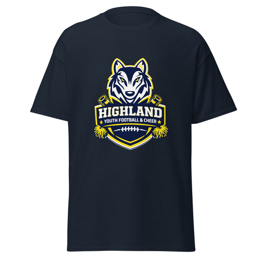 Classic | T-Shirt | Highland youth football and cheer | Emblem Logo