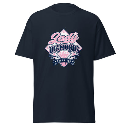 Classic | T-Shirt | Lady Diamonds | Emblem Logo
