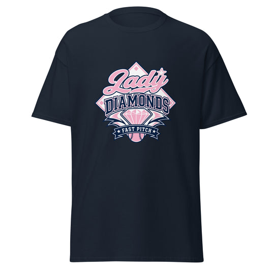 Classic | T-Shirt | Lady Diamonds | Emblem Logo