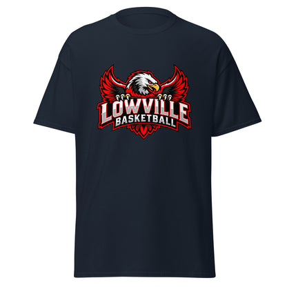 Classic | T-Shirt | Lowville Girls Basketball | Emblem Logo