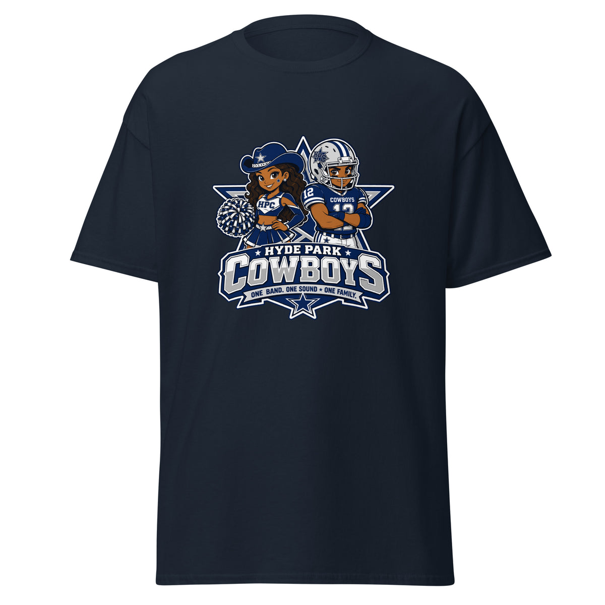 Classic | T-Shirt | Hyde Park Cowboys | Vanguard Logo