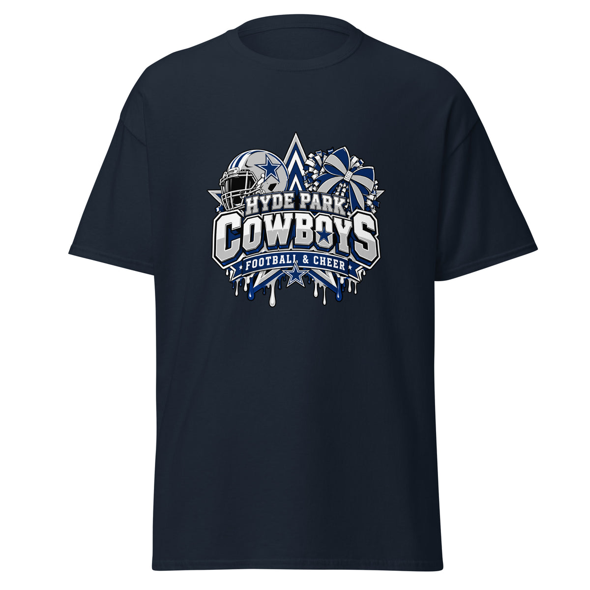 Classic | T-Shirt | Hyde Park Cowboys | Crest Logo