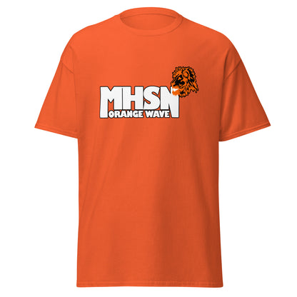 Classic | T-Shirt | Orange Wave Marching Band | Crest Logo