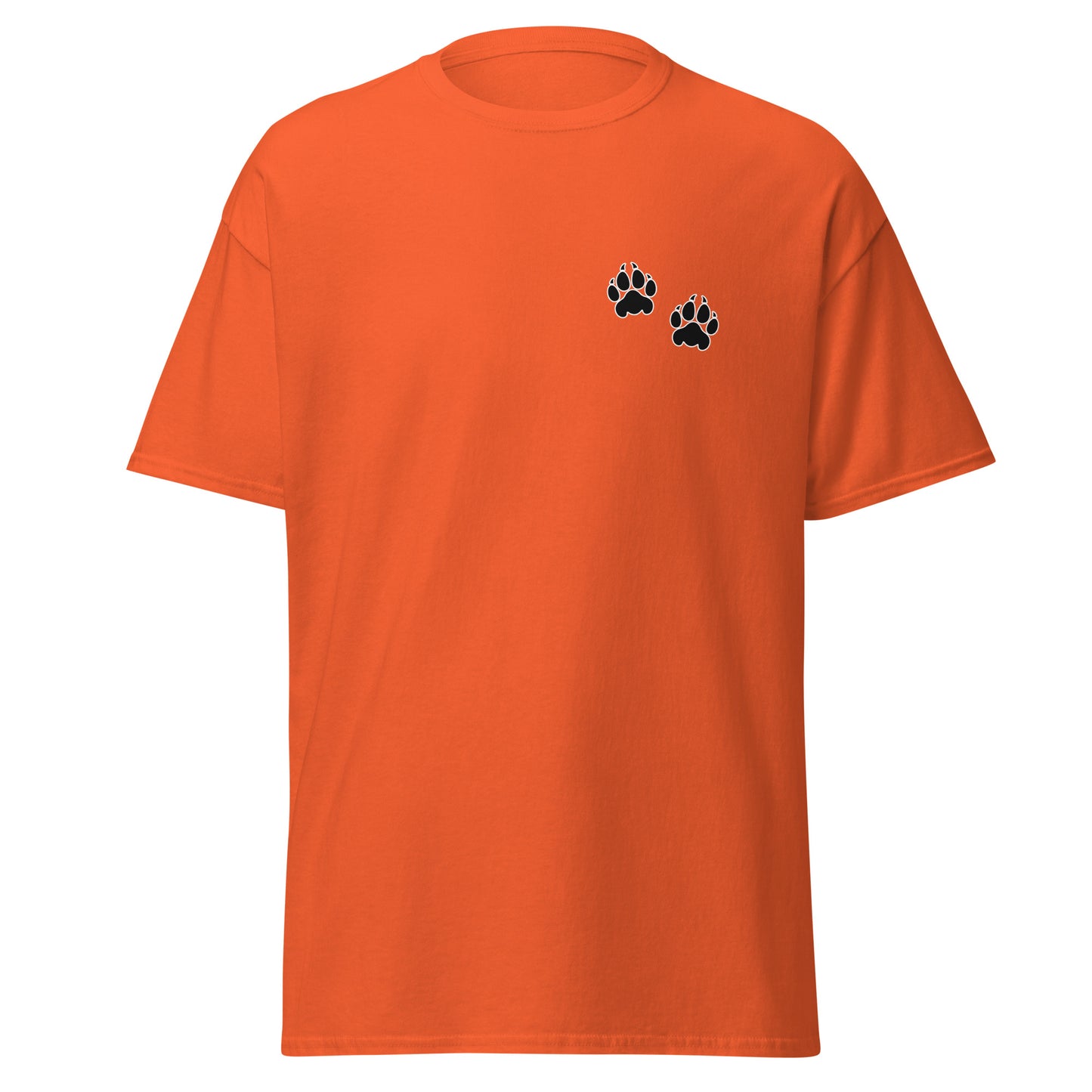 Classic | T-Shirt | Orange Wave Marching Band | Paw Mark Logo