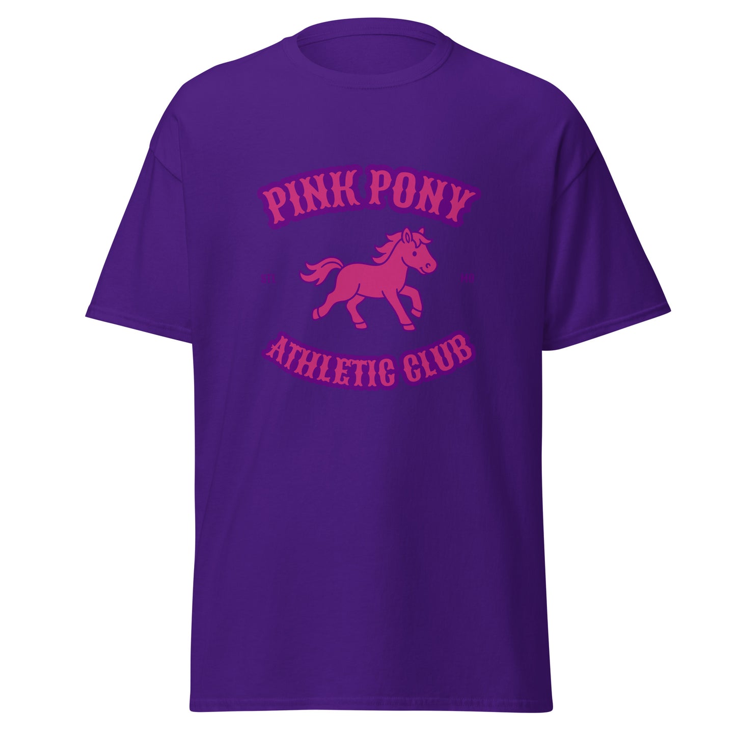 Classic | T-Shirt | Pink Pony Athletic Club | Crest Logo