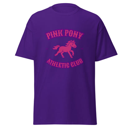 Classic | T-Shirt | Pink Pony Athletic Club | Crest Logo