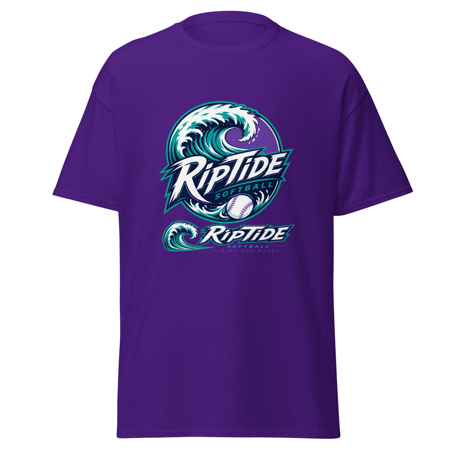 Classic | T-Shirt | RipTide Softball | Crest Logo