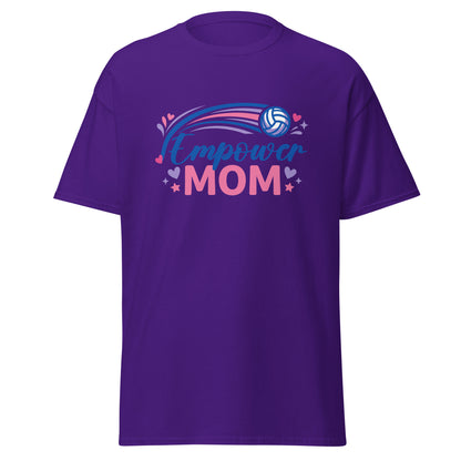 Classic | T-Shirt | Empower Volleyball Club | Mom Crest Logo