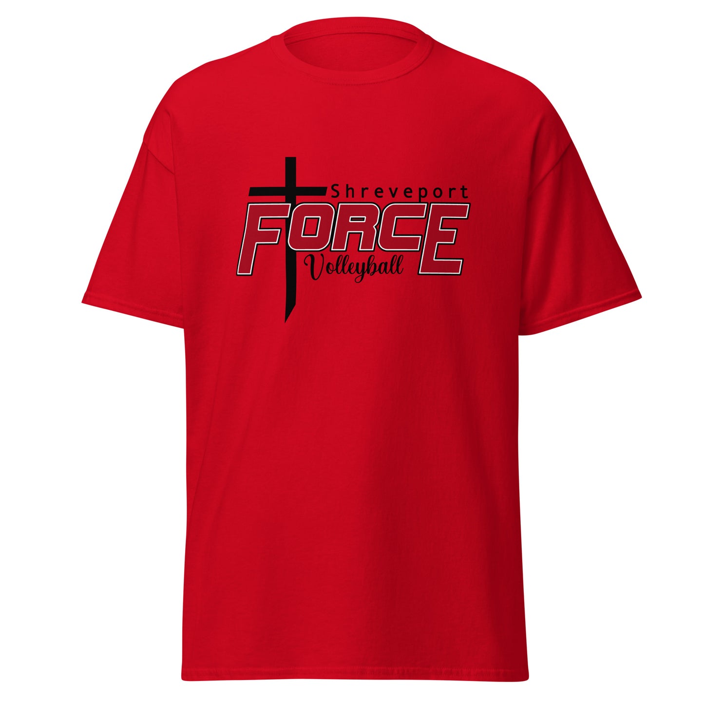 Classic | T-Shirt | Shreveport Force Volleyball | Crest Logo