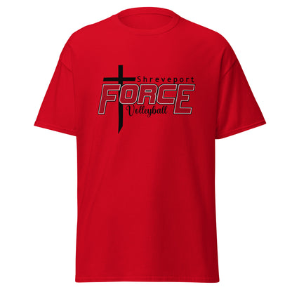 Classic | T-Shirt | Shreveport Force Volleyball | Crest Logo
