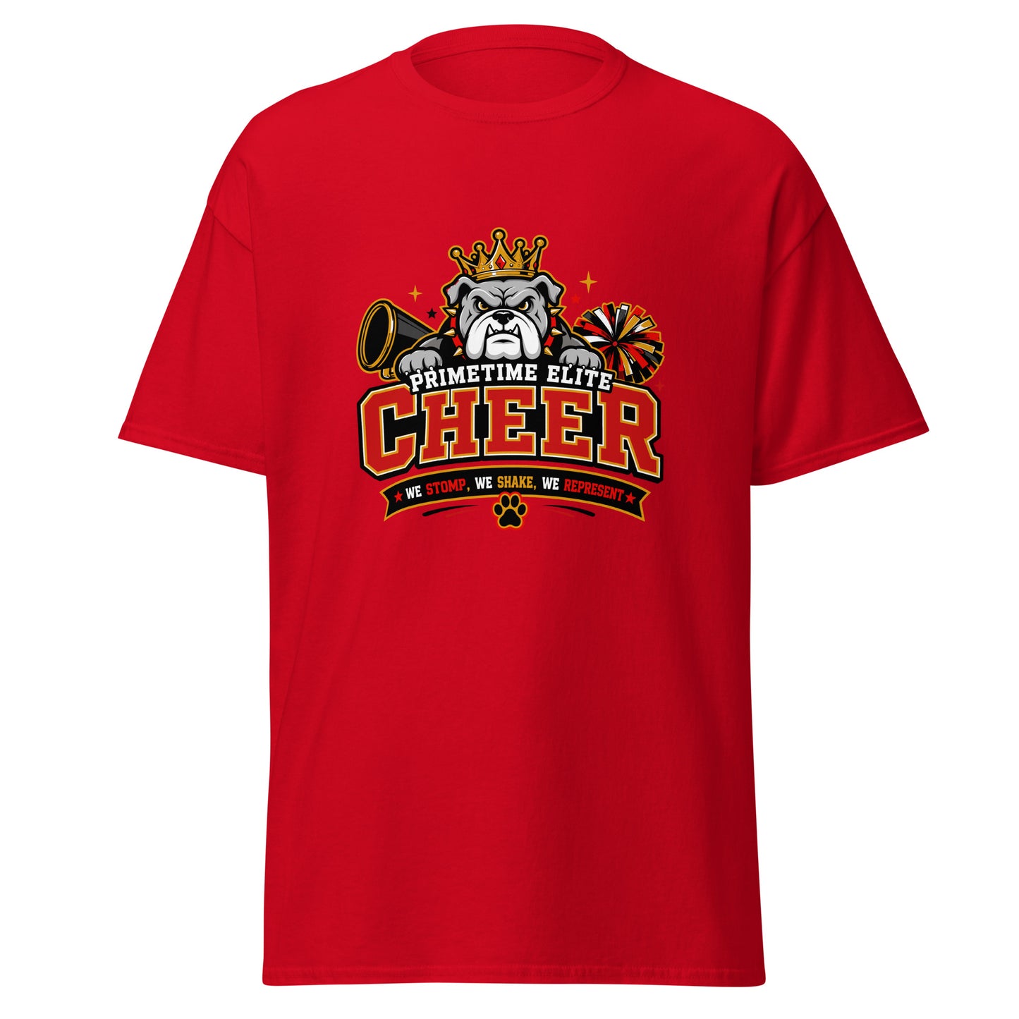 Classic | T-Shirt | PTE Bulldog Cheer | Crest Logo