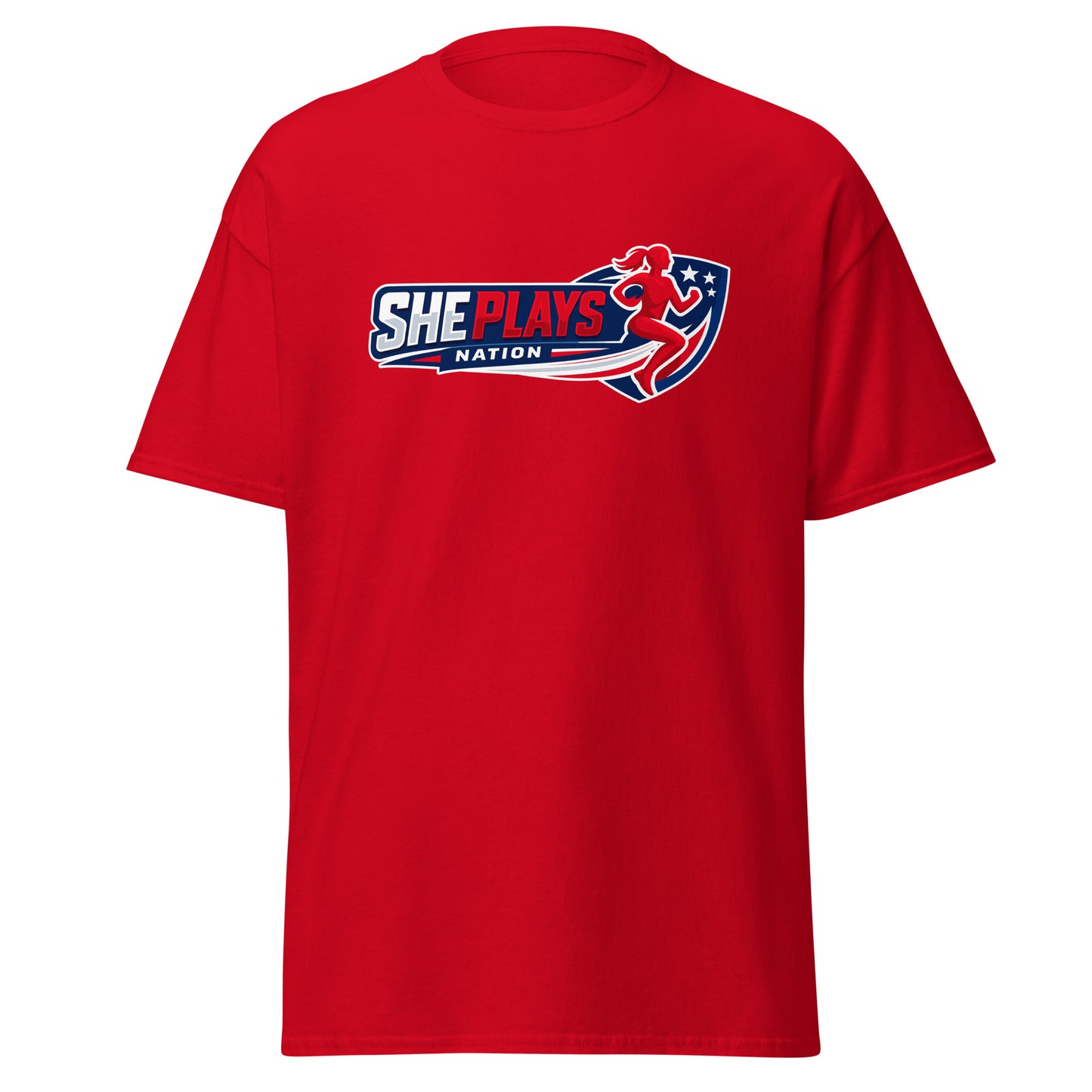Classic | T-Shirt | She Plays Nation | Crest Logo