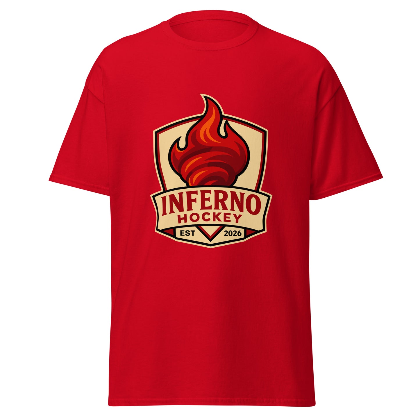 Classic | T-Shirt | Inferno Hockey | Crest Logo