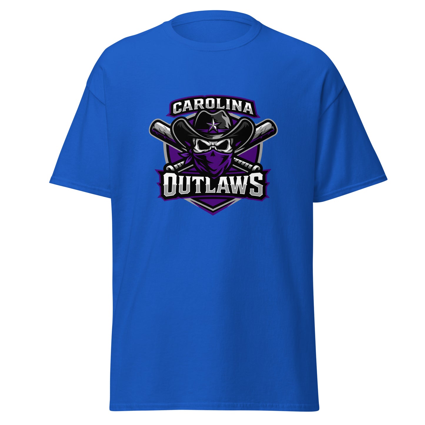 Classic | T-Shirt | Carolina Outlaws Baseball | Shield Logo