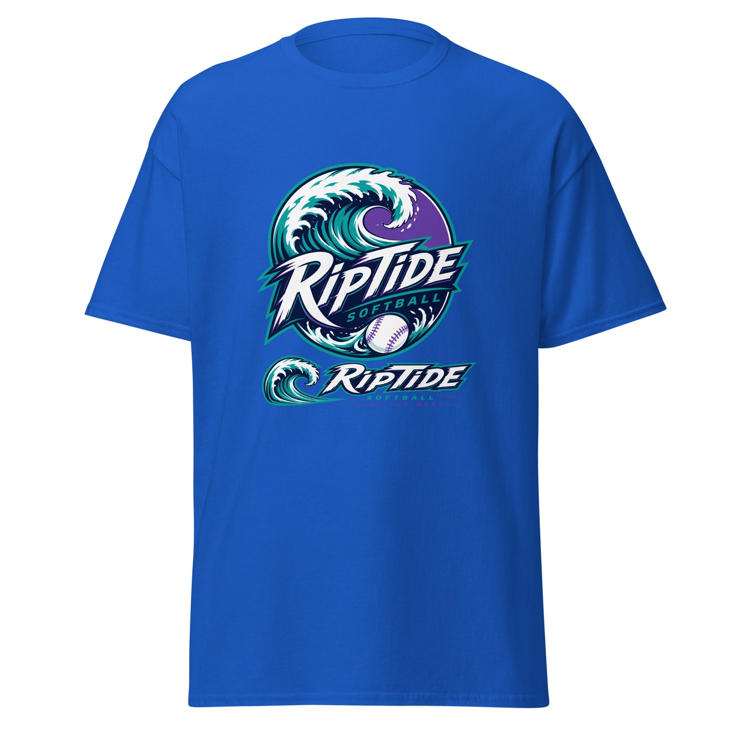 Classic | T-Shirt | RipTide Softball | Crest Logo