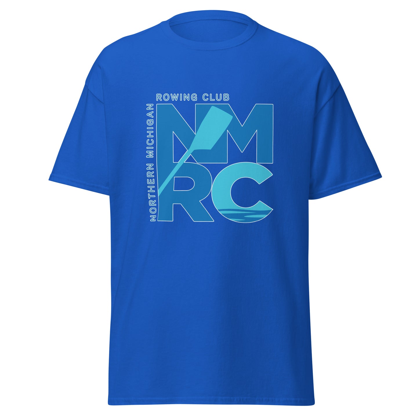 Classic | T-Shirt | Northern Michigan Rowing | Modern Script Logo