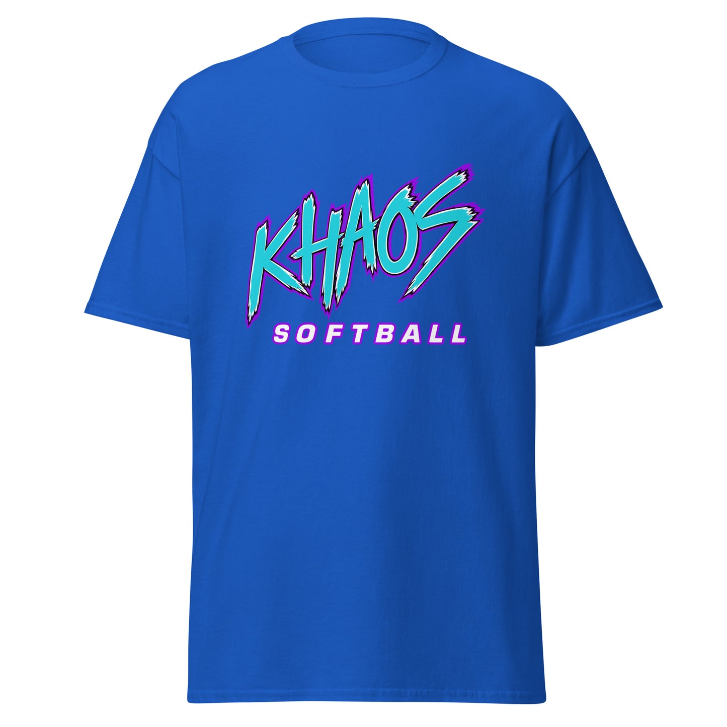 Classic | T-Shirt | Khaos Softball | Atlhetics Logo