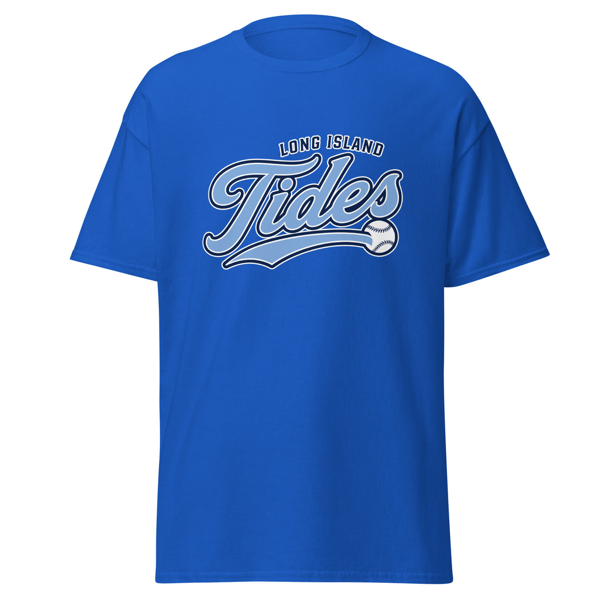 Classic | T-Shirt | Long Island Tides Baseball | Athletics Logo