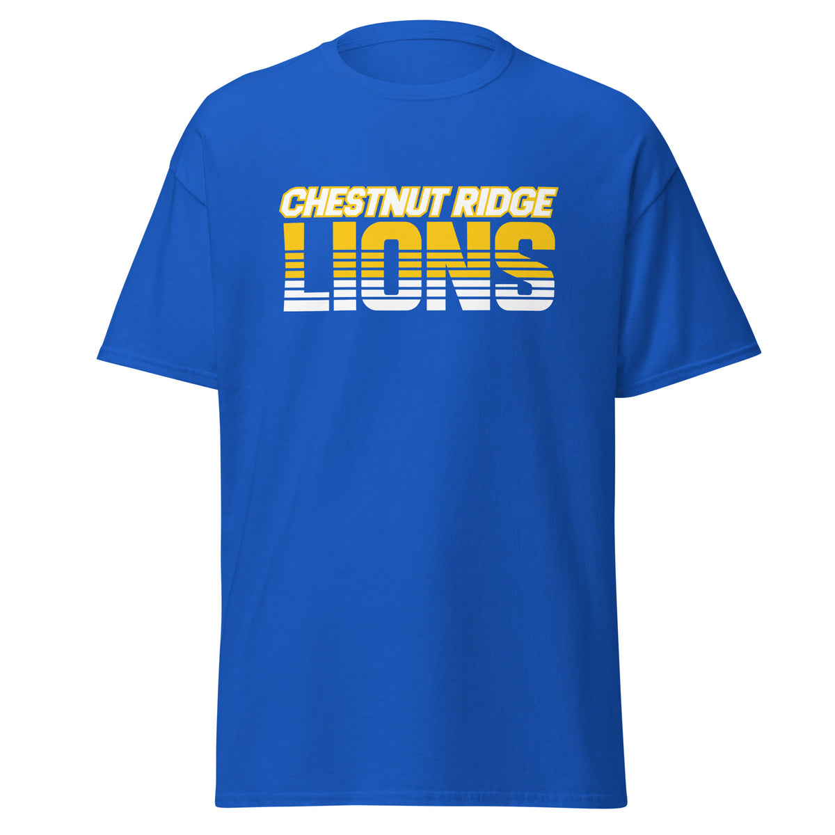Classic | T-Shirt | Chestnut Ridge Lions Football | Script Logo