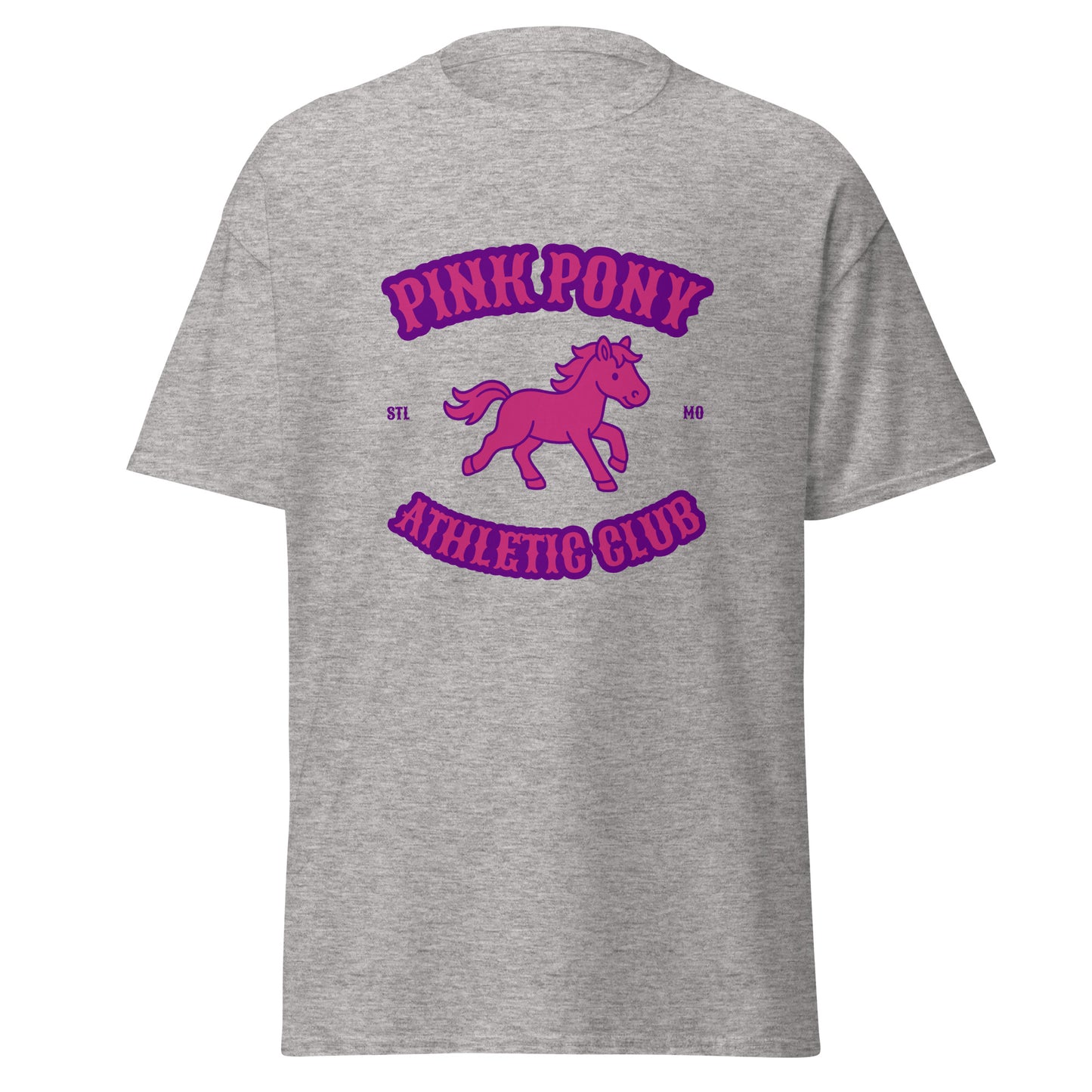Classic | T-Shirt | Pink Pony Athletic Club | Crest Logo