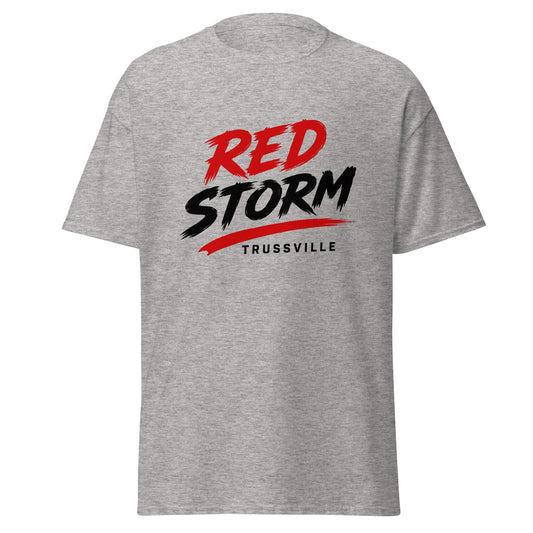 Classic | T-Shirt | Red Storm | Modern Script Logo