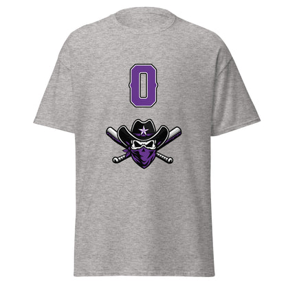 Classic | T-Shirt | Carolina Outlaws Baseball | Purple Renegades Logo