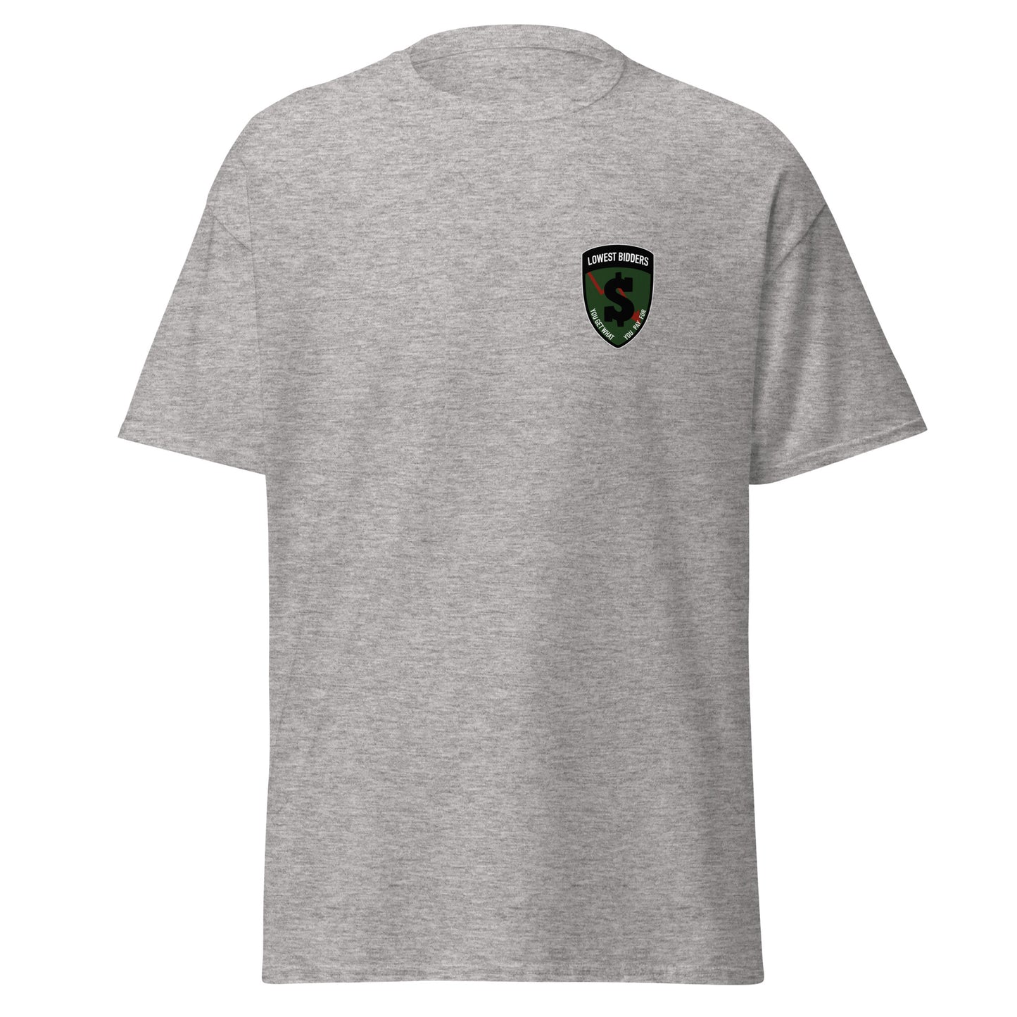 Classic | T-Shirt | The Lowest Bidders | Shield Logo