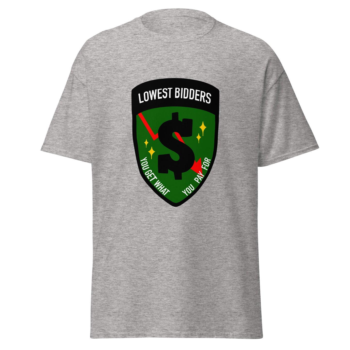 Classic | T-Shirt | The Lowest Bidders | Emblem Logo