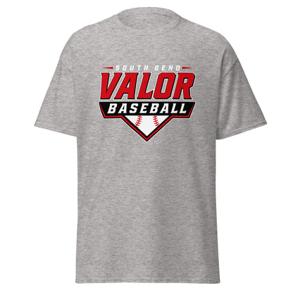 Classic | T-Shirt | South Bend Valor Baseball | Vanguard Logo