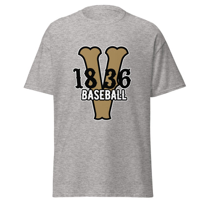 Classic | T-Shirt | 1836 Volunteers Baseball | Crest Logo