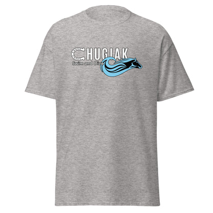 Classic | T-Shirt | Chugiak Mustang Swim & Dive | Emblem Logo