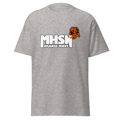 Classic | T-Shirt | Orange Wave Marching Band | Crest Logo