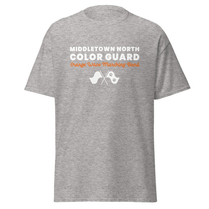 Classic | T-Shirt | Orange Wave Marching Band | Modern Script Logo