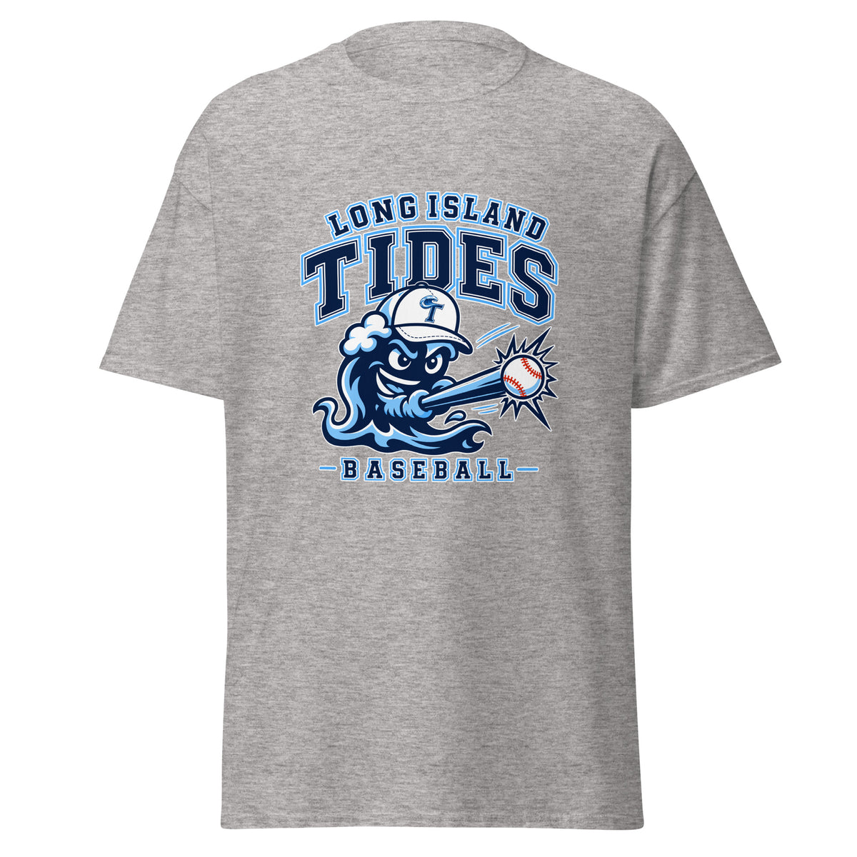 Classic | T-Shirt | Long Island Tides Baseball | Valor Logo