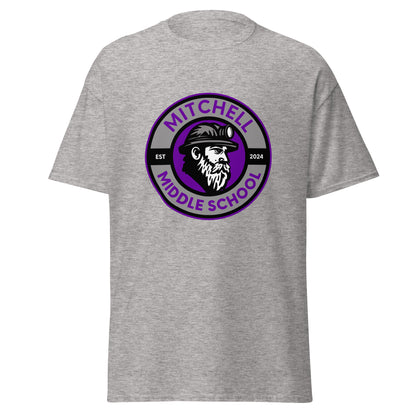 Classic | T-Shirt | Mitchell Middle School Softball | Badge Logo