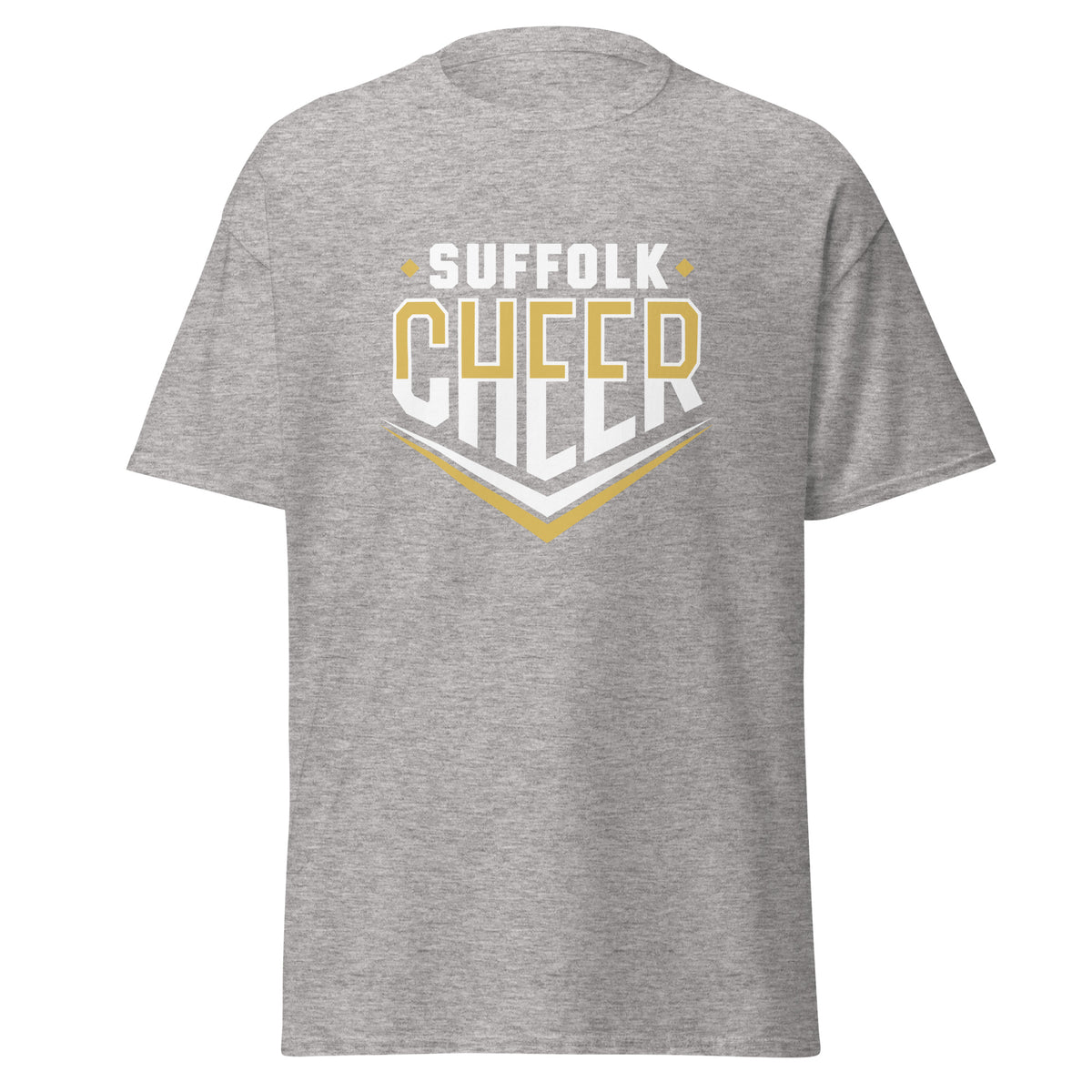 Classic | T-Shirt | Suffolk University Cheerleading | Emblem Logo