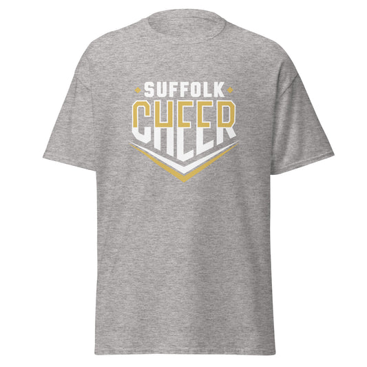 Classic | T-Shirt | Suffolk University Cheerleading | Emblem Logo