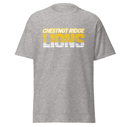 Classic | T-Shirt | Chestnut Ridge Lions Football | Script Logo