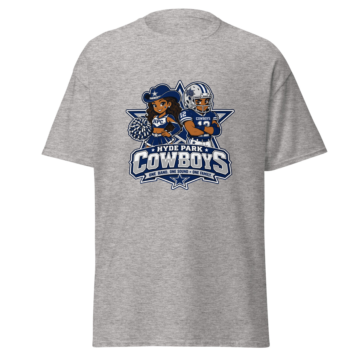 Classic | T-Shirt | Hyde Park Cowboys | Vanguard Logo