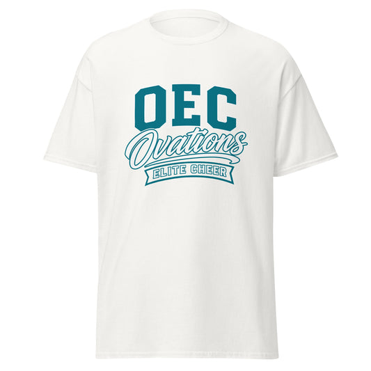 Classic | T-Shirt | Ovations Elite Cheer | Emblem Logo
