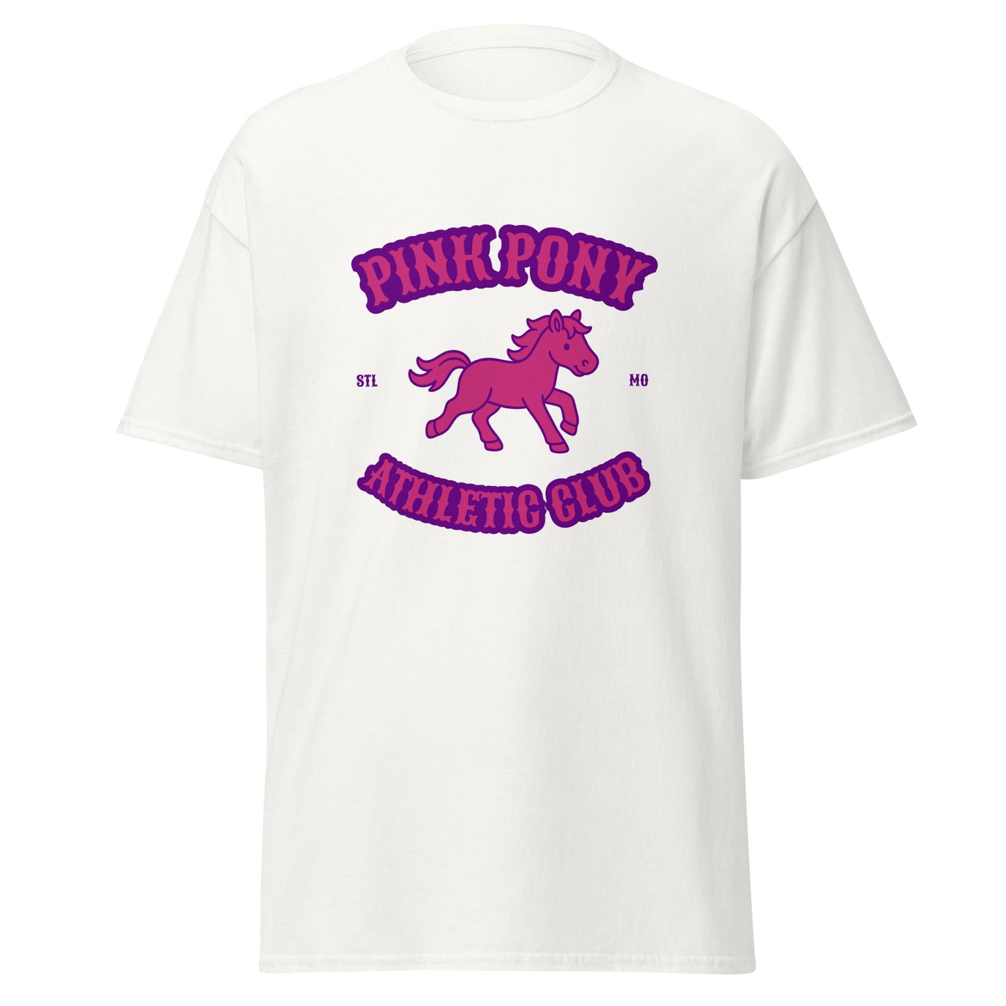 Classic | T-Shirt | Pink Pony Athletic Club | Crest Logo