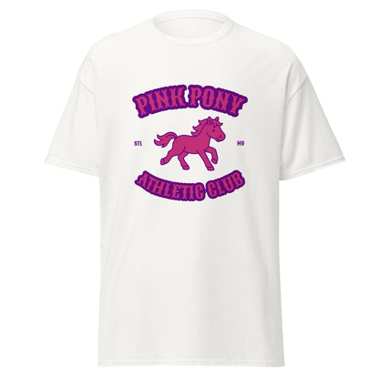 Classic | T-Shirt | Pink Pony Athletic Club | Crest Logo