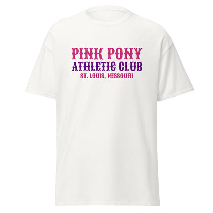 Classic | T-Shirt | Pink Pony Athletic Club | Athletic Wordmark Logo