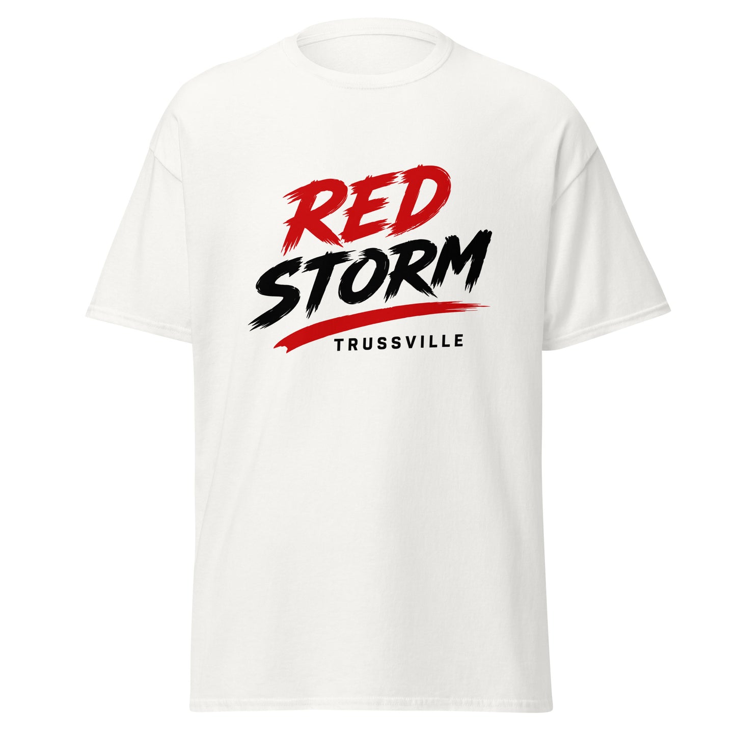 Classic | T-Shirt | Red Storm | Modern Script Logo