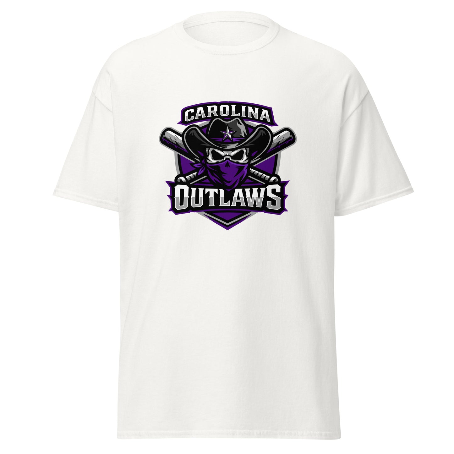 Classic | T-Shirt | Carolina Outlaws Baseball | Shield Logo