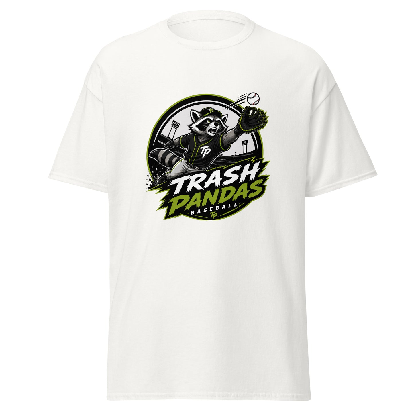 Classic | T-Shirt | Trash Pandas Baseball Organization | Emblem Logo